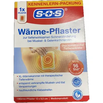 Náplast Hřejivá náplast pro úlevu od bolesti