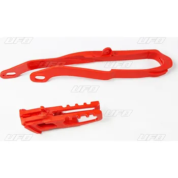 Řetězová sada pro motocykl UFO komplet kluzák (HO03671070) + vodič (HO04623070) řetězu HONDA CR 125/250 07 barva červená (UFO komplet kluzák (HO03671070) + vodič (HO04623070) řetězu HONDA CR 125/250 07 barva červená)