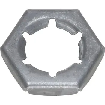 Matice DIN 7967 30 TZN matice pojistná-plechová, zinek žárový