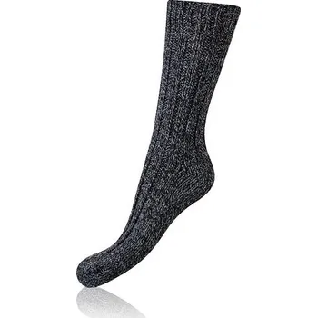 Pánské ponožky Bellinda NORWEGIAN STYLE SOCKS BE491007 černá 39 - 42