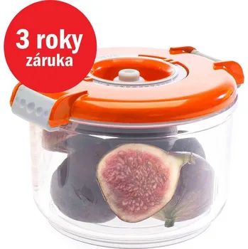 Vakuovačka STATUS Tritan vákuová kulatá dóza 0,75l 177622, oranžová