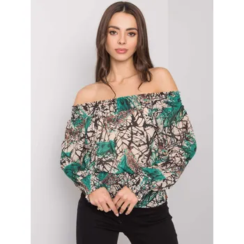 Dámská košile Halenka DHJ BZ 15175.05P zelená jedna velikost