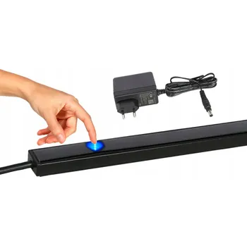 LED panel LED osvětlení pod linku PROSTE černé 260cm REGULACE studená bílá