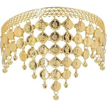 Čelenka Čelenka Cikánka Arabka se zlatými přívěsky