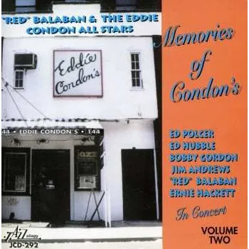 Zahraniční hudba CD Eddie Condon And His All-Stars: Memories Of Condon's - Volume Two 2014