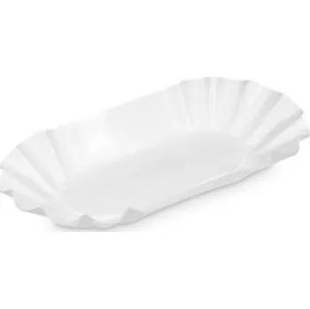 Jednorázové nádobí Papírová miska oválná 20,5 x 12,5 cm (250&nbsp;ks) 100030462