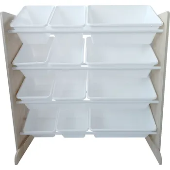 Úložný box Organizér pro děti bílý