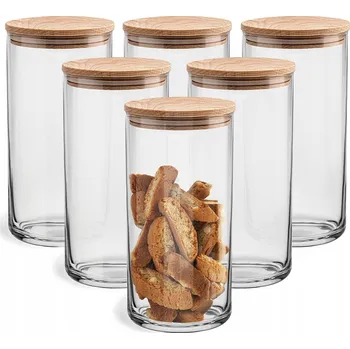 Dóza na potraviny Skleněná dóza Glasset Stor 1,385 l čirá pro skladování potravin