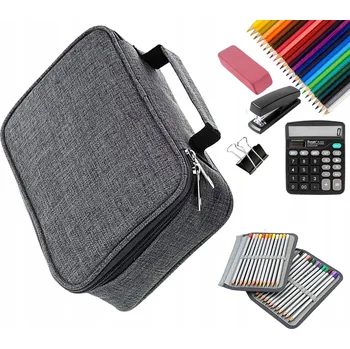 Penál Penál 4-komorový Penál 72 Školní penál komorový prostorný na pastelky