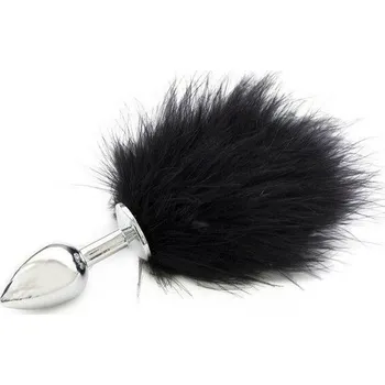 Anální kolík Anální zástrčka Fetish Arts Černá