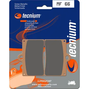 Nářadí na motocykly Brzdové destičky TECNIUM Street Performance Sintered Metal - MF66 MF66