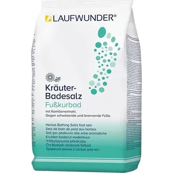 Koupelová sůl Bylinná sůl do koupele na změkčení zrohovatělé pokožky nohou, Laufwunder - 1000 g