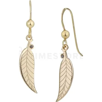 Šperk Stříbrné náušnice z růžového zlata, s diamantem TS-EA-0241 - 30 dnů na vrácení zboží, Garance originality