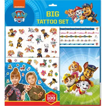Odstranitelné tetování JIRI MODELS Velký set s tetováním Tlapková Patrola (Paw Patrol) | 224228