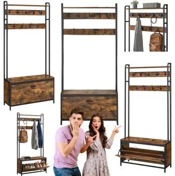 Šatní skříň Šatní skříň Songmics Vasagle 65 x 170 x 40 cm, rustikální dub