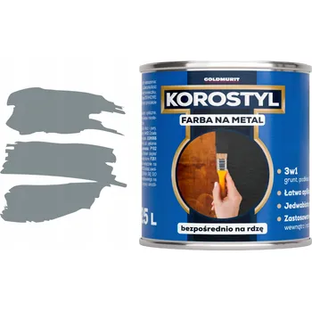 barva na kov Barva na kov 3v1 – Přímo na rez, ocelově světlá RAL 7016, 0,225 l