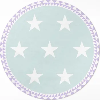 Obraz Kulatý Koberec Vinyl průměr 50 cm Rostlinstvo džungle tropické listy monstery