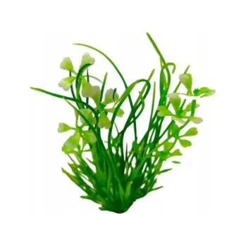 umělá květina Umělá akvarijní rostlina jako živá, bezpečná pro rybičky, rozměry 11x3 cm