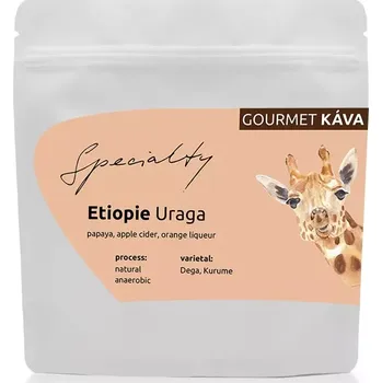 GourmetKáva Specialty Etiopie Uraga 250g - objednávky do 15:00 doručíme zítra