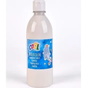 Vodová barva Temperová barva, bílá, 500 ml, COOL BY VICTORIA
