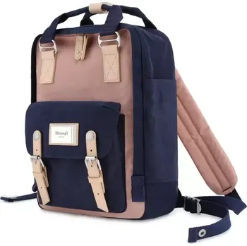 Městský batoh Himawari městký batoh Buttercup Dillon Modro-růžový 17L