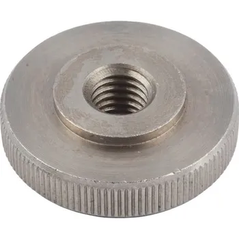 Matice DIN 467 10 ZN matice rýhovaná nízká, zinek bílý