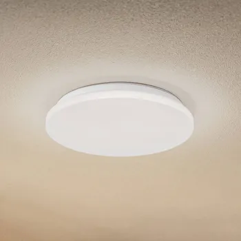 Lampička Lindby LED venkovní stropní svítidlo Kirkola, 3000 K, Ø 34 cm, bílé bílá LED 17 W celkem - Doprava zdarma