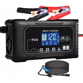 Nabíječka autobaterie AUTOMATICKÁ NABÍJEČKA AKUMULÁTORŮ 12V 20A, 24V 10A