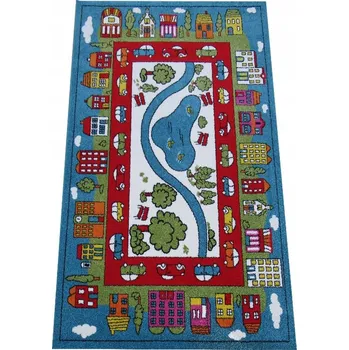 Koberec Dětský kusový koberec Město modré 120x170