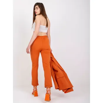 Dámské kalhoty DHJ kalhoty SP 13926.02 tmavě oranžová S