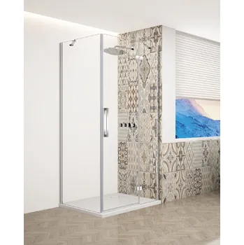 GELCO - TRINITY CHROM čtvercový kout 800x800 pravý, čiré sklo, GT5680-80CR-CH GT5680-80CR-CH