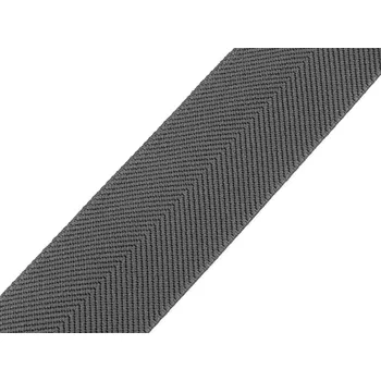 Pruženka s keprovým vzorem na opasky a šle šíře 40 mm