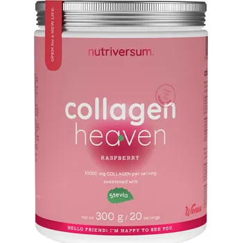 Kloubní výživa Nutriversum Collagen Heaven 300 g Příchuť: Maliny se stévií