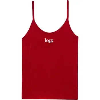 Dámská tvarující tílko – bezešvý top s efektem zeštíhlení Barva: Červená, Velikost: L