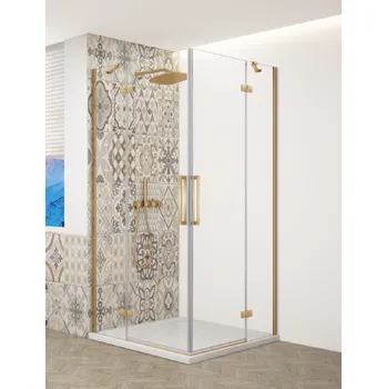 GELCO - TRINITY GOLD obdélníkový kout 800x1000 rohový vstup, čiré sklo, GT2280-10C-G GT2280-10C-G