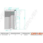 Vzduchový filtr Dr!ve+ DP1110.10.0272