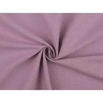 Metráž s plátnovou vazbou / imitace lnu - 13 (41) fialová sv.