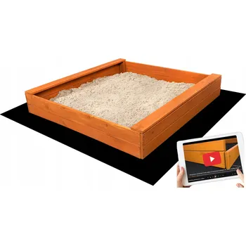 Pískoviště SandTropic Dřevěné pískoviště 120x120 cm - impregnované