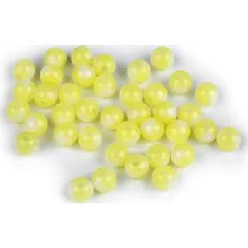 Módní doplněk Plastové korálky Ø8 mm se srdíčkem