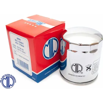 Filtr pro motocykl MIW [MEIWA] olejový filtr HARLEY-DAVIDSON, chromovaný (HF171C) (50) (MIW [MEIWA] olejový filtr HARLEY-DAVIDSON, chromovaný (HF171C) (50))