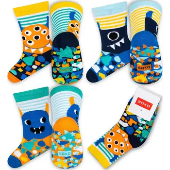 Dámské ponožky Ponožky SOXO barevné bavlněné protiskluzové 22-24