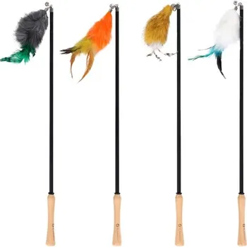 Hračka pro ptáka Hračka cat vábnička Nouk mix Flamingo