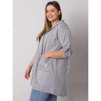 Mikina RV BL 6795.84 šedá jedna velikost