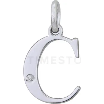 Přívěsek Stříbrný přívěsek s diamantem TS-PE-0024 - 30 dnů na vrácení zboží, Garance originality