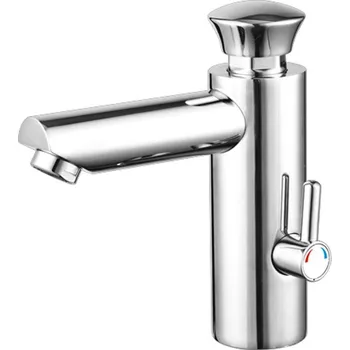 Vodovodní baterie Ventil umyvadlový stojánkový tlačný TR 06, směšovací, chrom, 2406