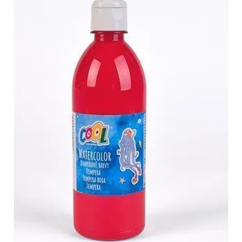 Vodová barva Temperová barva, červená, 500 ml, COOL BY VICTORIA