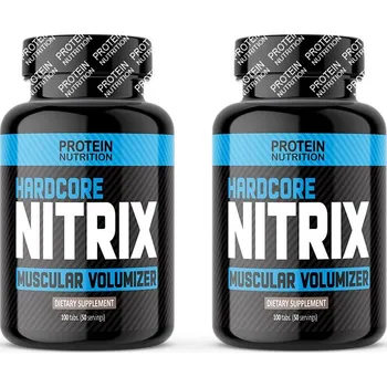 Anabolizér 1+1 Zadarmo: Hardcore Nitrix - Protein Nutrition Balení: 100 tbl. + 100 tbl.