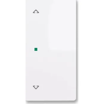 vypínač ABB Kryt ZONI 6220T-A02002 500 ovládání 2násobný, symbol "žaluzie" bílá 6220T-A02002 500