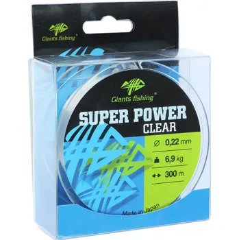Giants fishing Vlasec Super Power Clear 300m|0,24mm/8,3kg