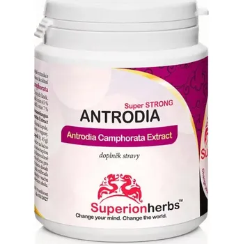 Zdraví Superionherbs Antrodia Camphorata-outkovka kafrová, 90 kapslí (Extrakt 45% psch a 7% triterpenů, játra, detoxikace, imunita)